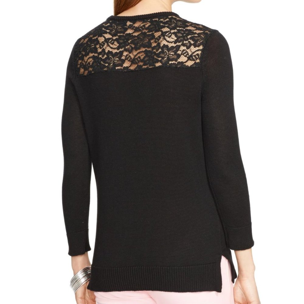 NWT - Lauren Ralph Lauren Lace-Back Sweater